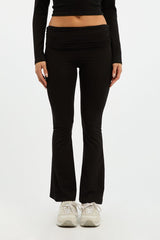 Black Flare Leg Pants
