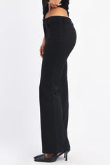 Black Flare Leg Pants