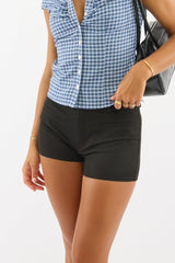 Black Micro Shorts