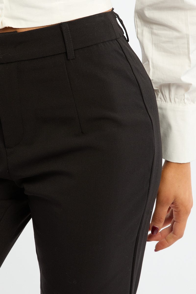 Black Cropped Pants