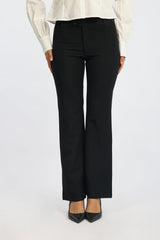 Black Workwear Pant Mid Rise