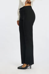 Black Workwear Pant Mid Rise