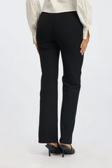 Black Workwear Pant Mid Rise