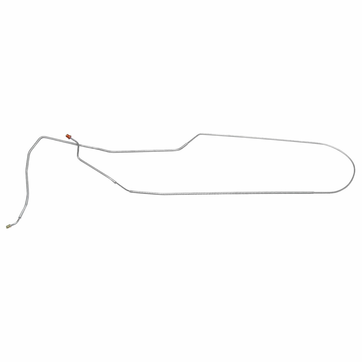 1969 Chevrolet Chevelle Convertible 1/4" Front to Rear Brake Line 1pc, OE Steel