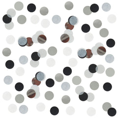 Tissue & Foil Confetti - Black
