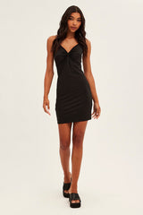 Black Evening Bodycon Dress
