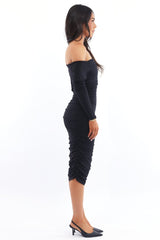 Black Bodycon Dress Long Sleeve