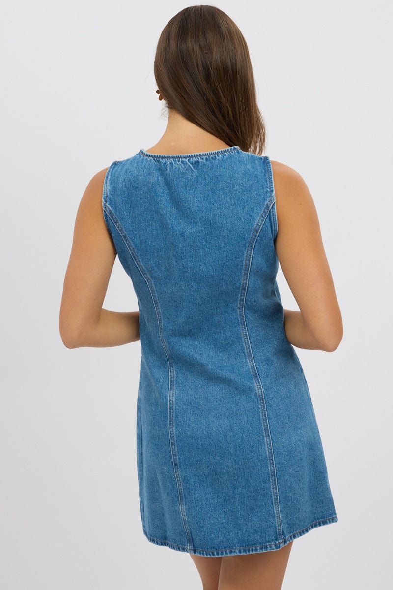 Denim Bodycon Dress Mini