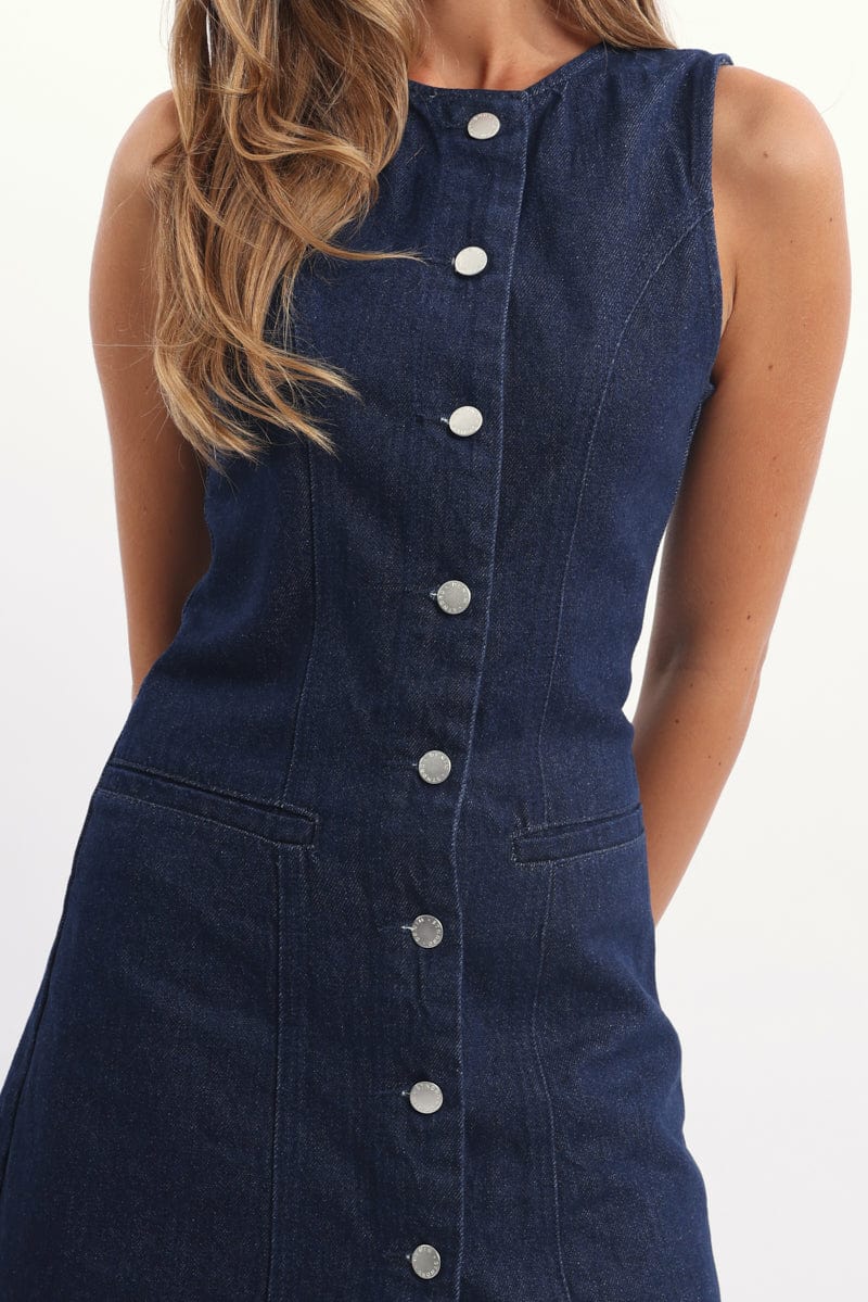 Denim Bodycon Dress Mini