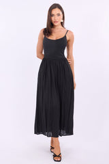 Black Maxi Dress Singlet