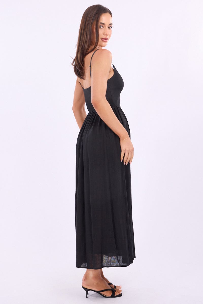 Black Maxi Dress Singlet