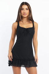 Black Mini Dress Lace