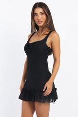 Black Mini Dress Lace