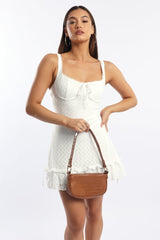 White Mini Dress Lace