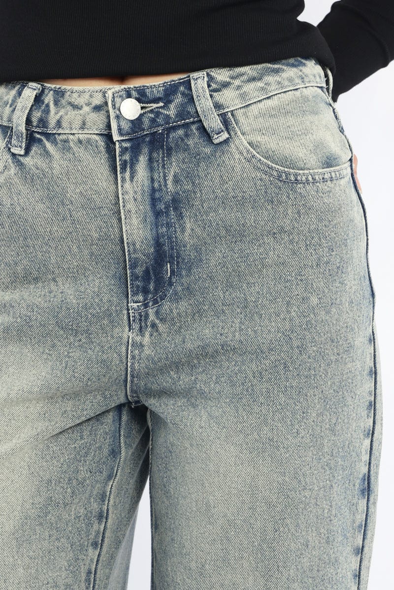 Denim Baggy Jeans Low Rise
