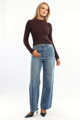 Denim Baggy Jeans Low Rise