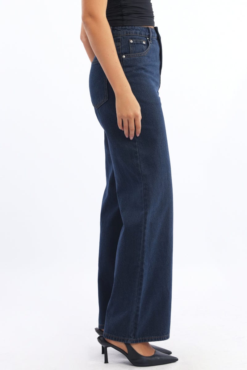 Denim Baggy Jeans Low Rise