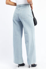Blue Stripe Baggy Pinstripe Jeans