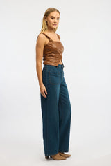 Denim Baggy Jeans Low Rise