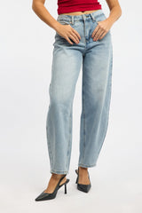 Denim Barrel Jeans