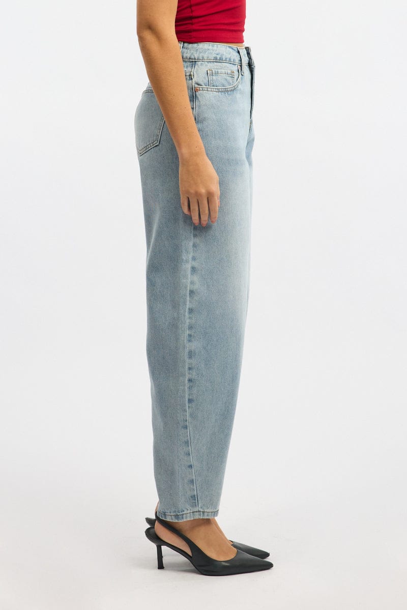 Denim Barrel Jeans