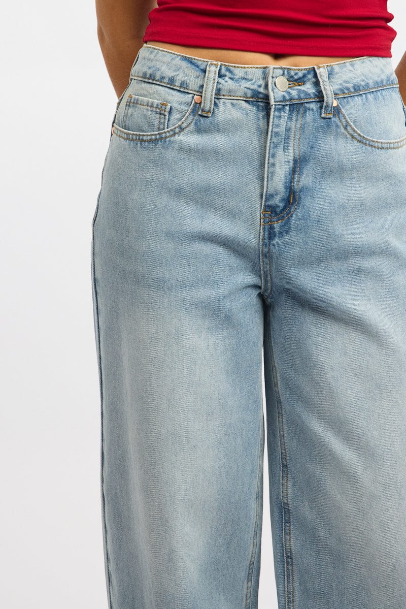 Denim Barrel Jeans