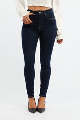 Denim Skinny Jeans High Rise