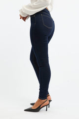 Denim Skinny Jeans High Rise