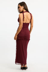 Red Bodycon Dress Maxi