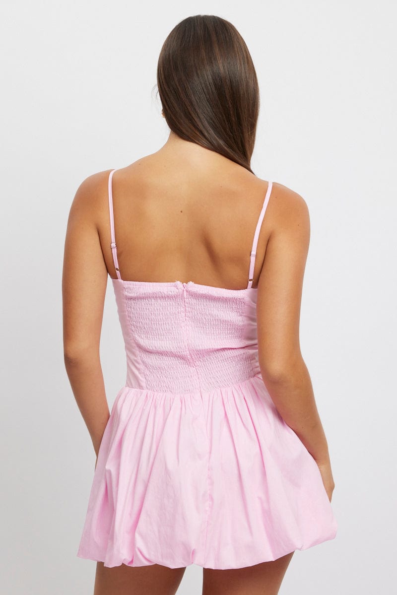 Pink Bubble Dress Mini