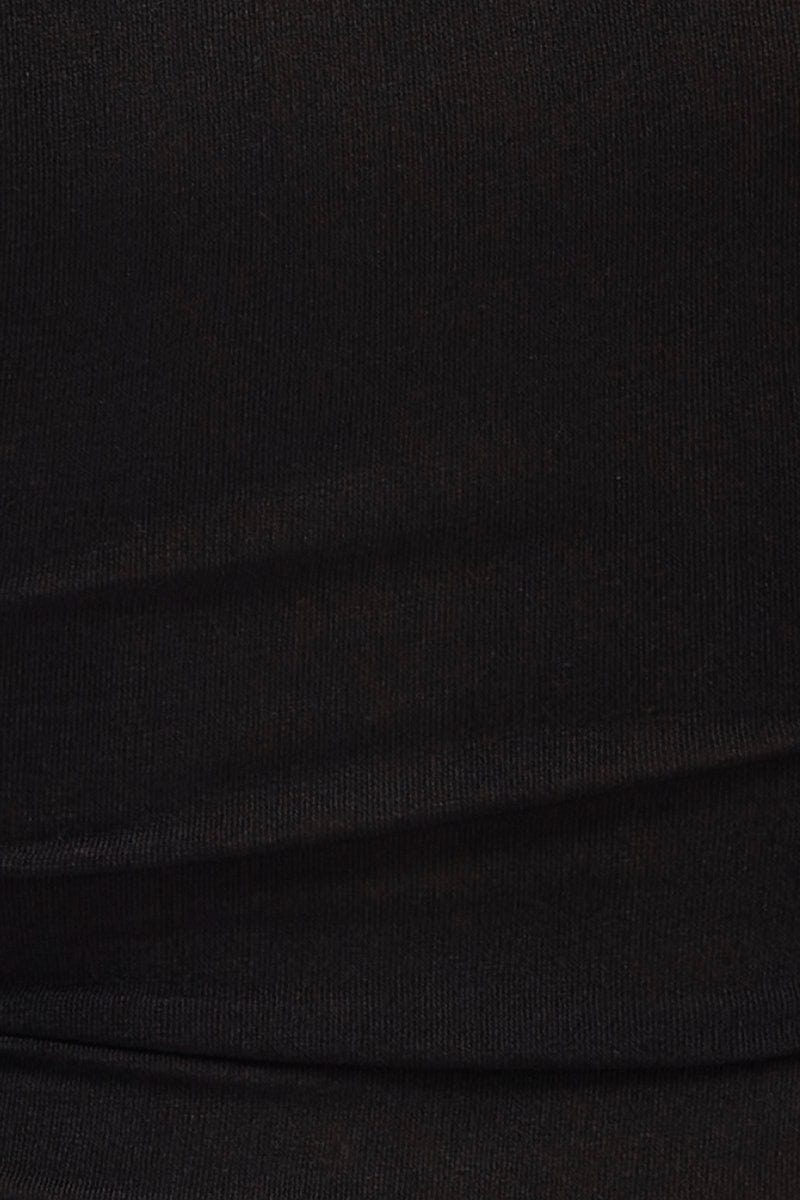 Black Bodycon Dress Short Sleeve Mini