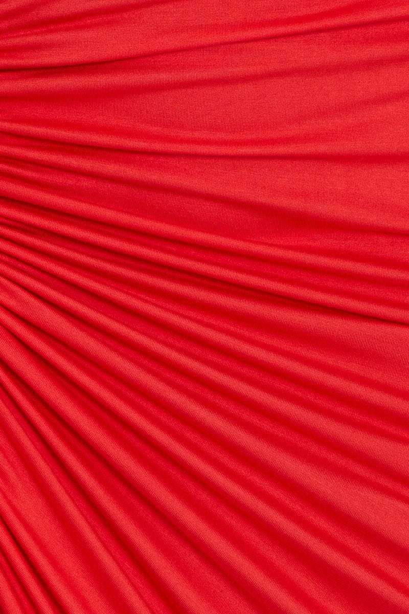Red Bodycon Dress Midi