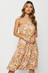 Print Mini Dress Sleeveless