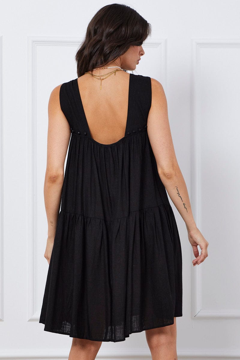 Black Mini Dress Sleeveless