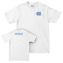 UNC Women's Gymnastics White Logo Comfort Colors Tee - Regan McBride