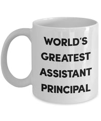 Tasse mit Aufschrift"World's Greatest Assistent", lustiger Tee, Kakao, Kaffeetasse – Neuheit Geburtstag Weihnachten Jahrestag Gag Gif