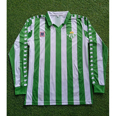 1980-1990 Ten Years Real Betis Home Long Sleeve Shirt