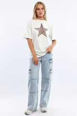 Grey Graphic Tee Short Sleeve