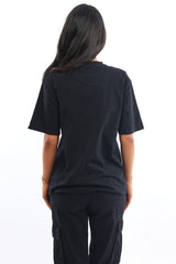Black Graphic Tee Short Sleeve