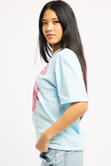 Blue Graphic Tee Short Sleeve