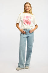 White Graphic Tee Short Sleeve