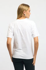 White Graphic Tee Short Sleeve