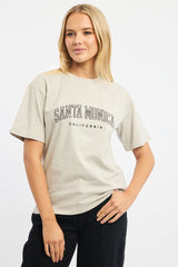 Grey Graphic Tee Short Sleeve