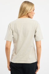 Grey Graphic Tee Short Sleeve