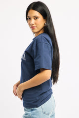 Blue Graphic Tee Short Sleeve