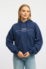 Blue Graphic Hoodie