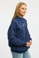 Blue Graphic Hoodie