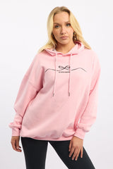 Pink Graphic Hoodie
