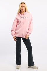 Pink Graphic Hoodie