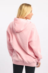 Pink Graphic Hoodie